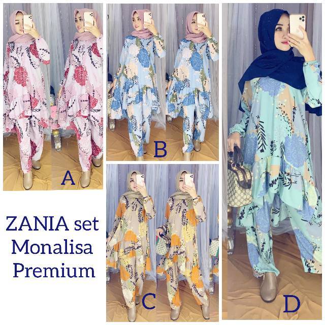Setelan celana One set pajamas rayon Dress salur murah Setelan celana One set pajamas rayon Dress salur murah