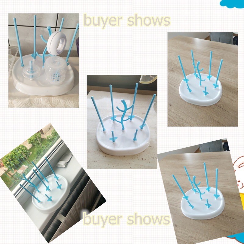 Rak pengering botol susu bayi baby bottle drying rack plastic