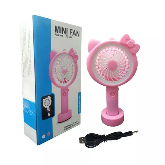 Kipas Mini Karakter / Mini Fan USB LED / Kipas Vanstar / KIPAS helo kitty / Kipas Doraemon