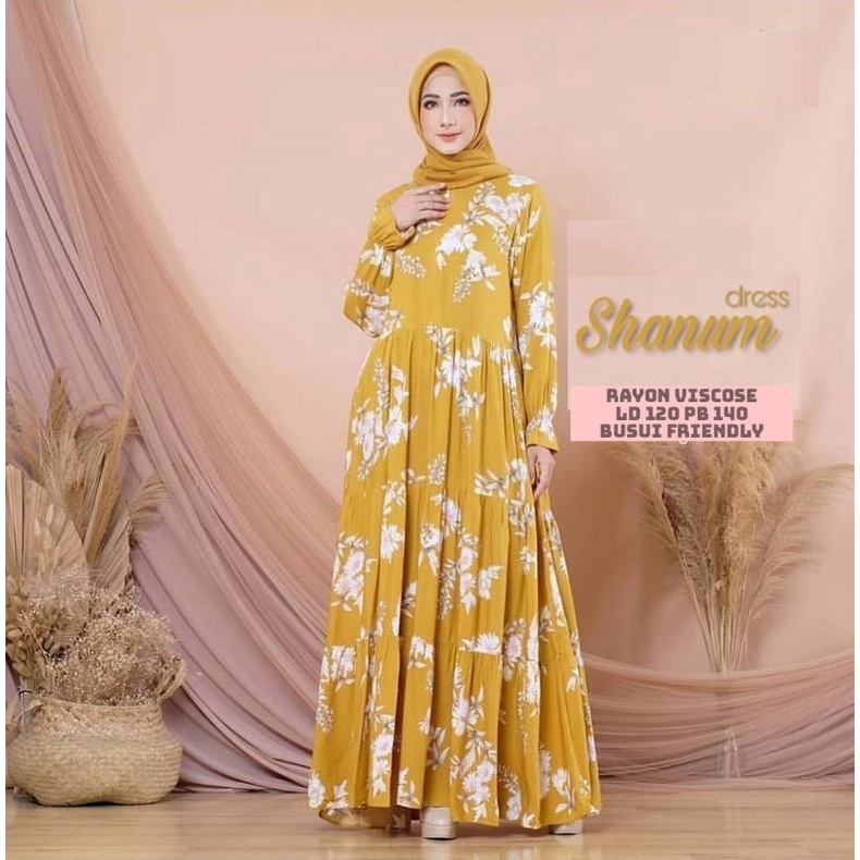 PROMO HOMEYDRESS/MAXIDRESS/GAMIS ETHNIC RAYON VISCOSE JUMBO LD 110&amp;120