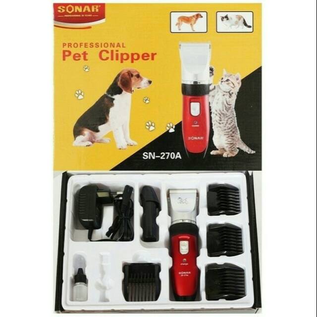 Professional PET Clipper Sonar SN-270A - Cukuran Bulu Hewan