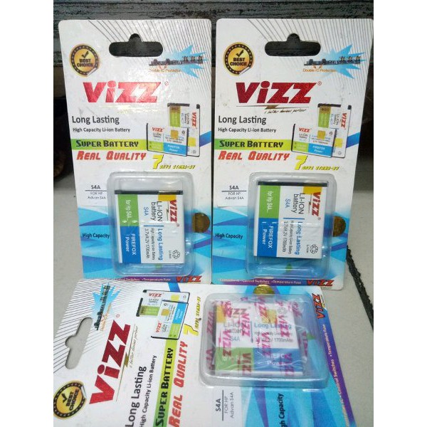 Battery Batre Baterai Vizz Advan S4A Double Power Original