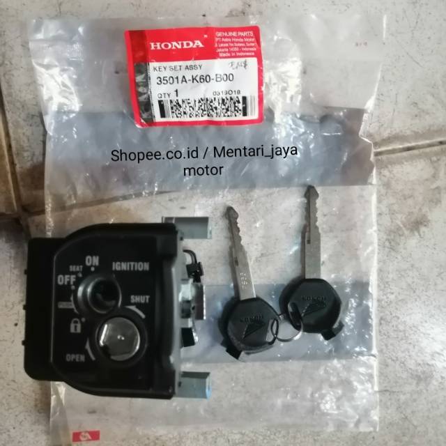 Kunci kontak original honda AHM Untuk motor honda vario 125 LED