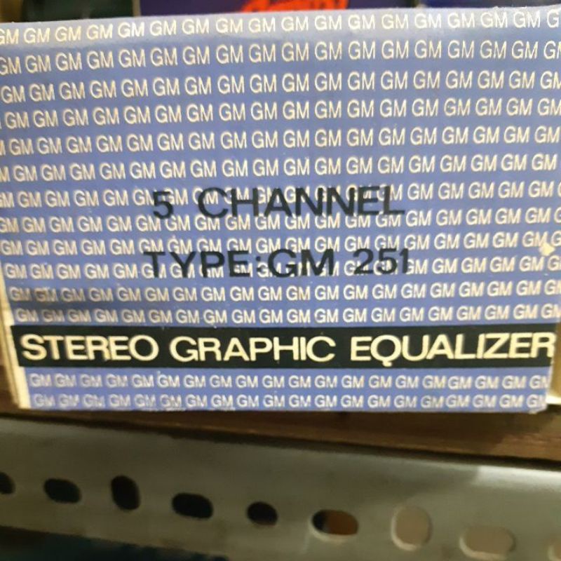 5 channel Stereo Equalizer GM 251