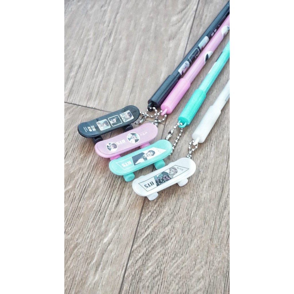 

PEN SKATEBOARD MEMBER BANGTAN BOYS PULPEN BT BOYBAND KOREA JUNGKOOK RM SUGA JIN JIMIN V RM PENA