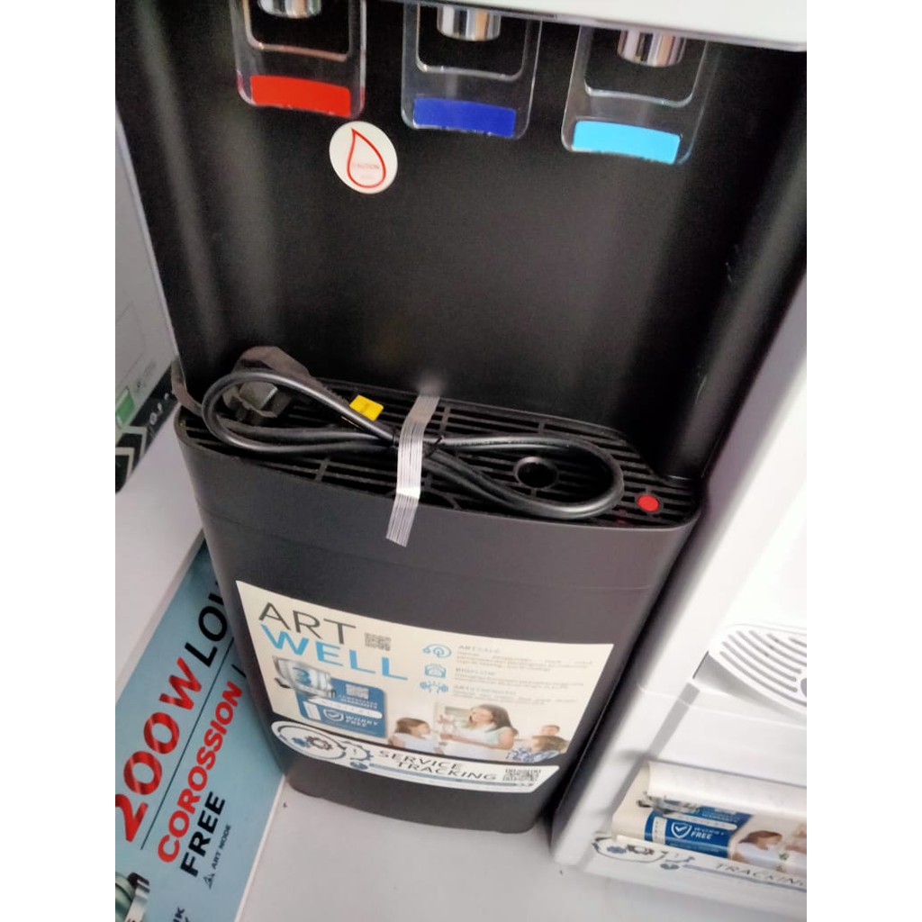 Dispenser Artugo Hot Cool AD 60 Galon Bawah Hitam Magelang Low watt