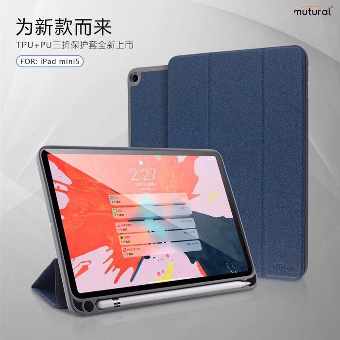 Case iPad Mini 5 2019 7.9" Mutural Original Smartcover Pen