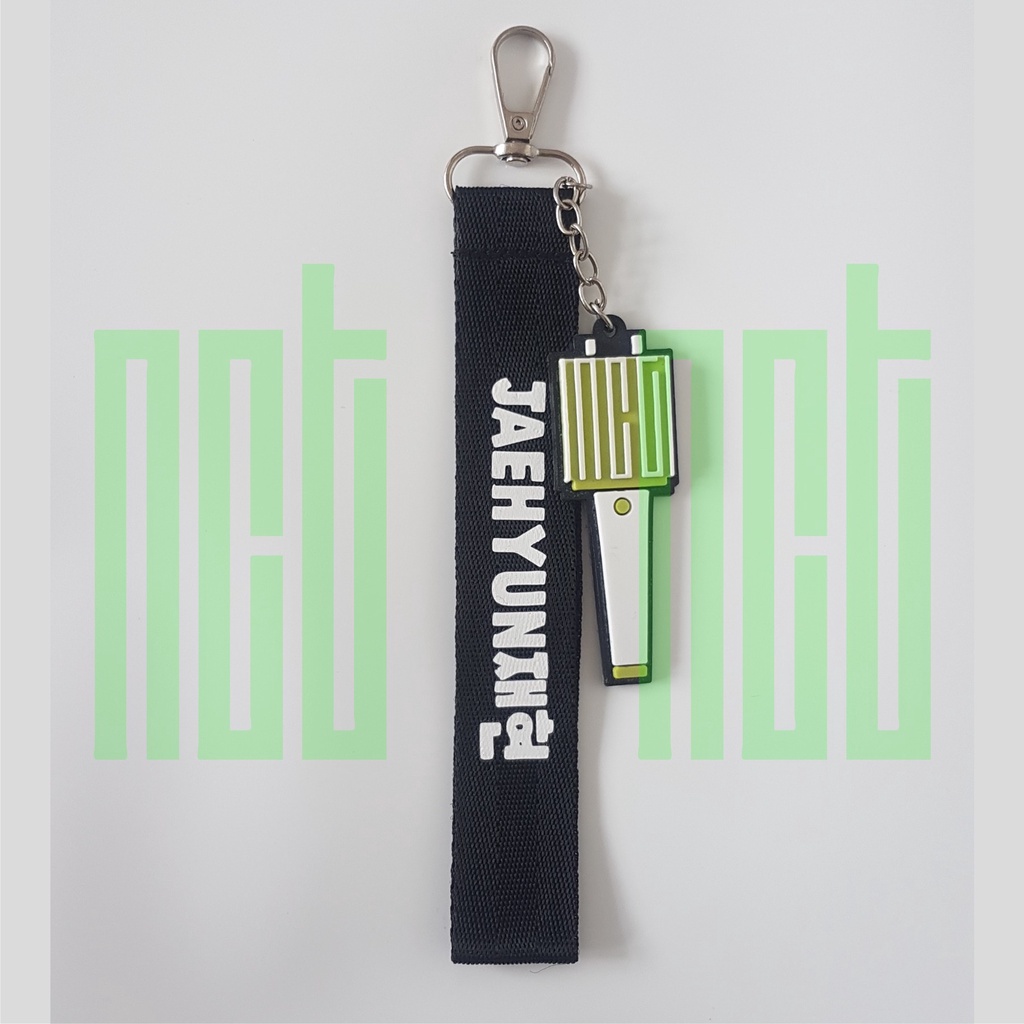 NCT DREAM KEYRING STRAP NAME KEYCHAIN NCT LIGHTSTICK LANYARD KPOP