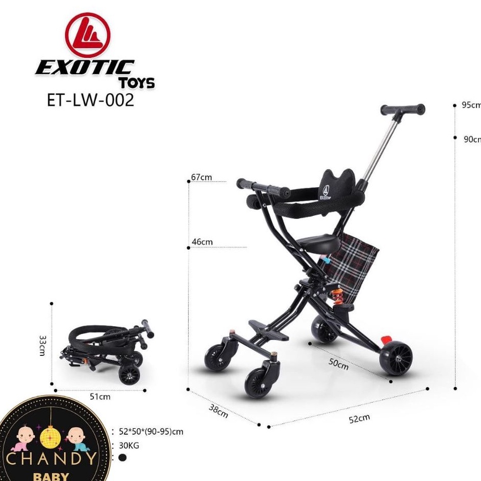 MAGIC STROLLER BABY EXOTIC LW 002