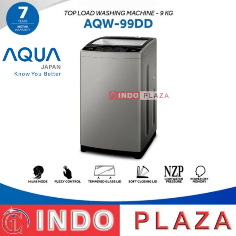 MESIN CUCI AQUA 1 Tabung 9 Kg / 9Kg AQW-99DD NEW SEPT 2022