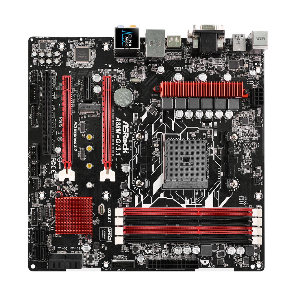 Motherboard Asrock A88M-G/3.1 (Socket FM2+)