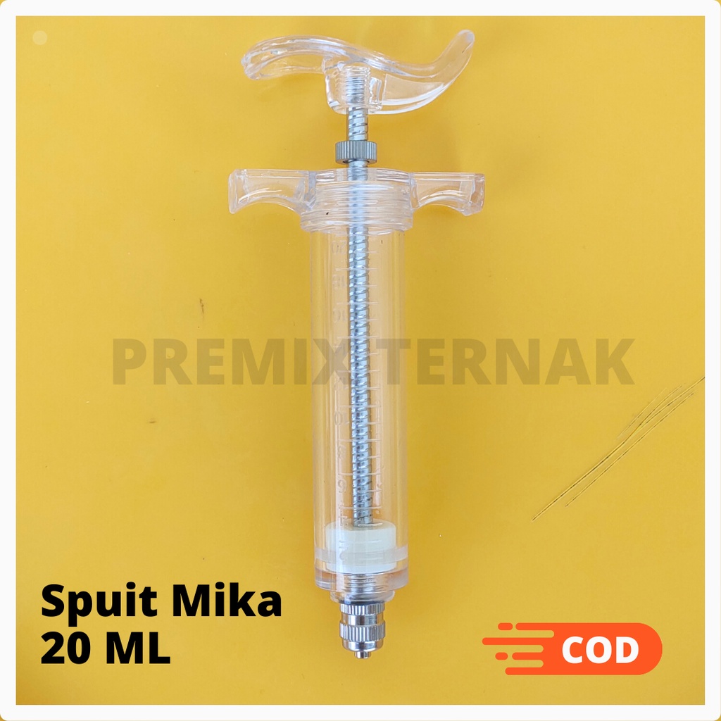 Spuit Mika TPX 20ml / Tabung Alat Suntik / Plastic Steel Syringe / Flexy Syringe.