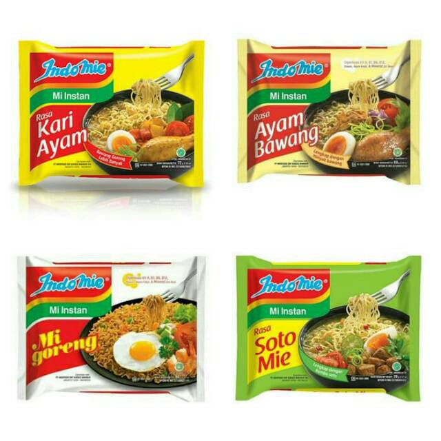 

[ FAVORIT ] Indomie 5pcs Murah Goreng/Ayam Bawang/Soto/Kari Ayam/Goreng