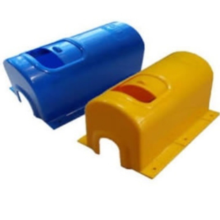 Box Meter Air Warna Kuning dan Biru