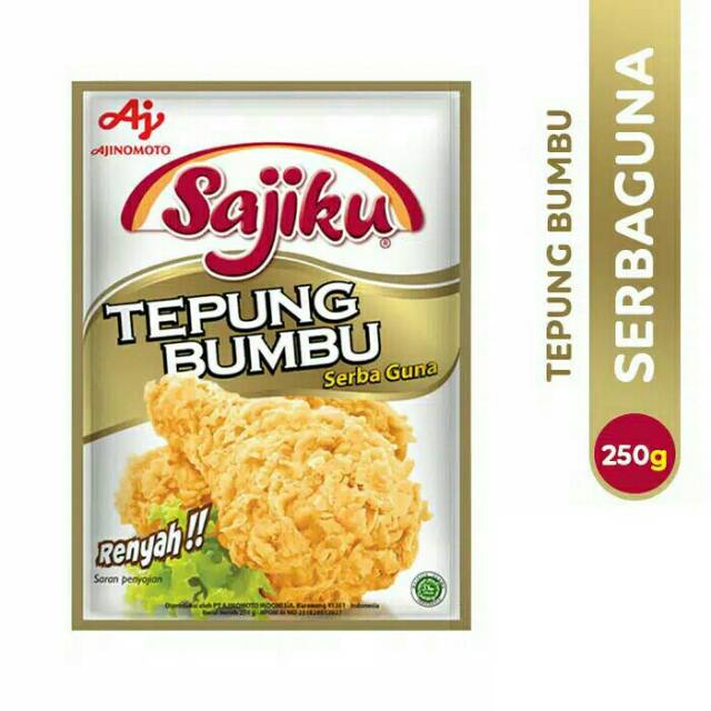 

Ajinomoto Sajiku Serbaguna 240gr - Tepung Bumbu