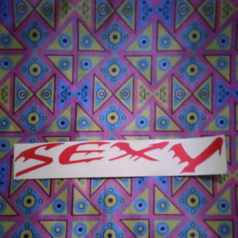 

stiker cutting "sexy