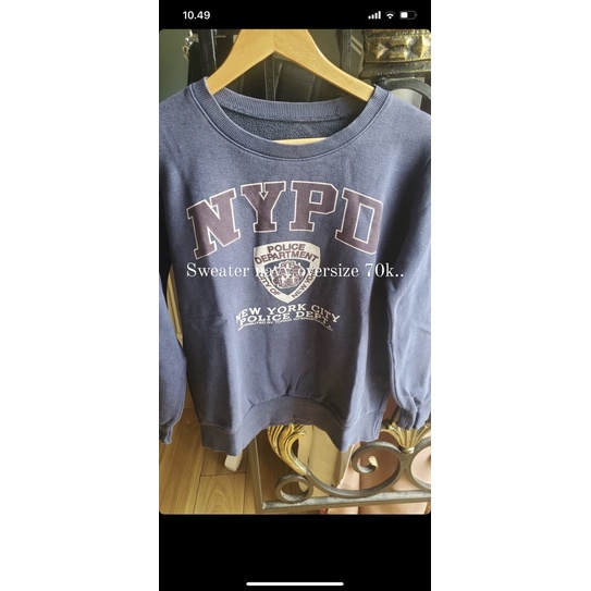 sweater nypd
