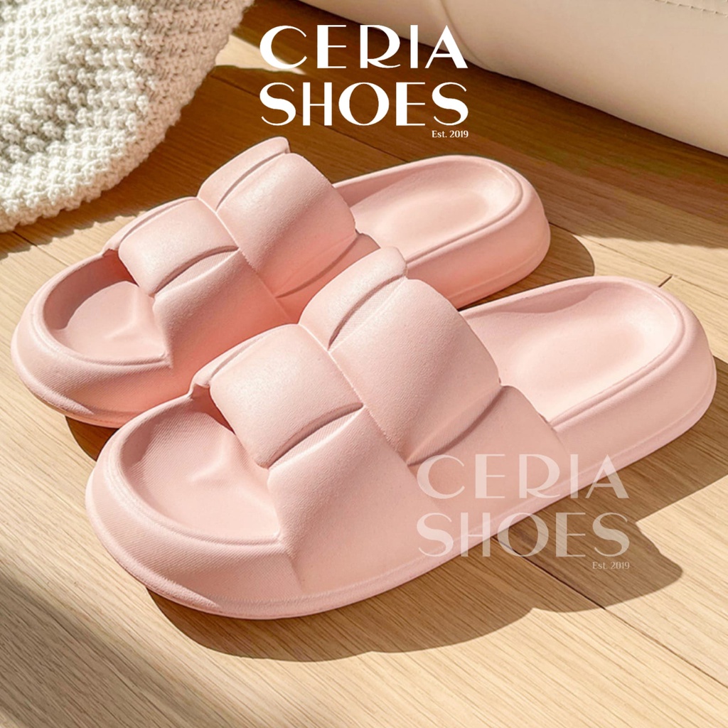 MlNlSO Sandal Jelly Korean Import Jelly Soft Slipper Anti Slip Elastic Empuk PVC