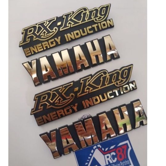 Jual Emblem Yamaha Rx King Set Gold Shopee Indonesia