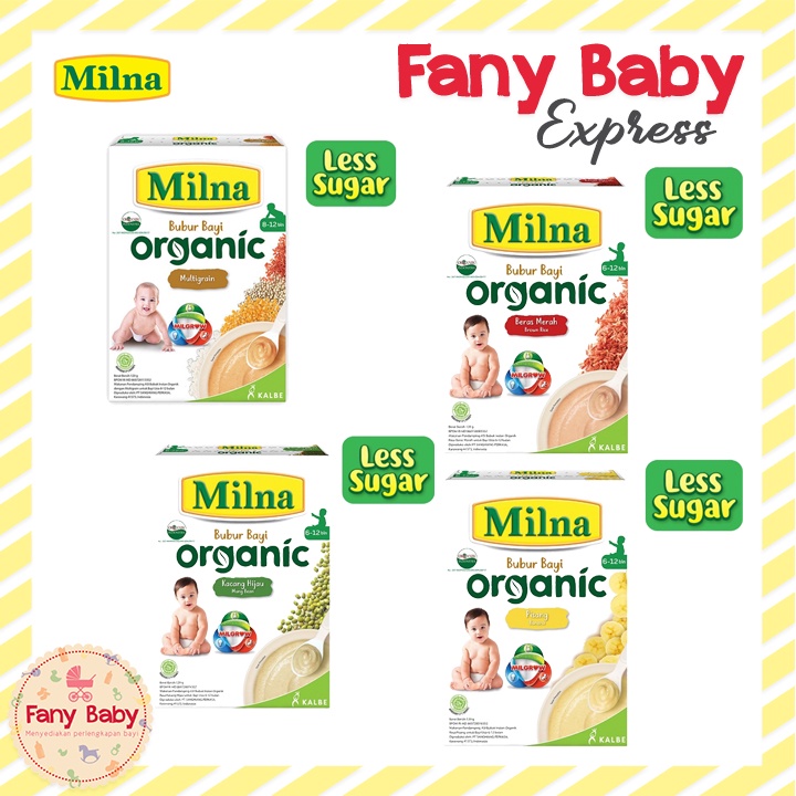 MILNA BUBUR ORGANIC 6+ BULAN 120G