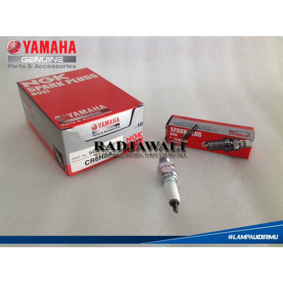 BUSI MOTOR BEBEK / MATIC INJECTION CR6HSA NGK ASLI YAMAHA