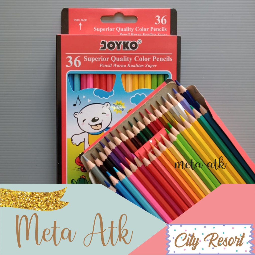 

Pensil Warna Joyko 36 Warna CP-36PB