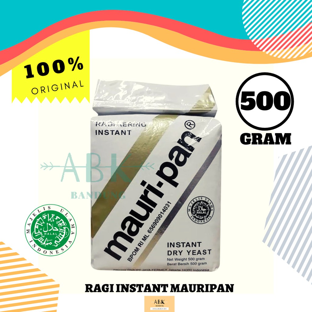 

RAGI INSTAN MAURIPAN 500GR | RAGI KERING YEAST MAURIPAN 500 GR