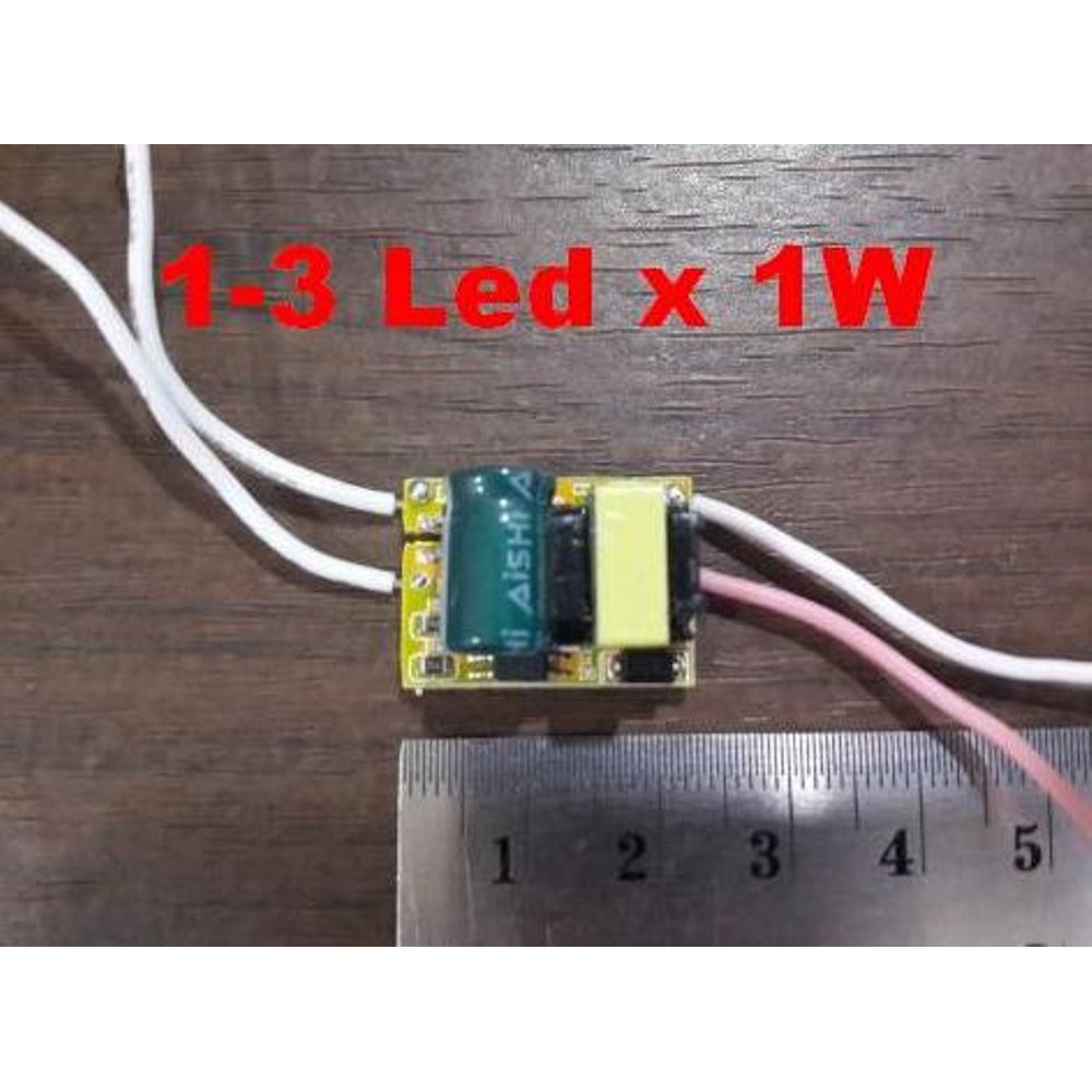 Kit Driver LED 3 Led x 1Watt 220VAC