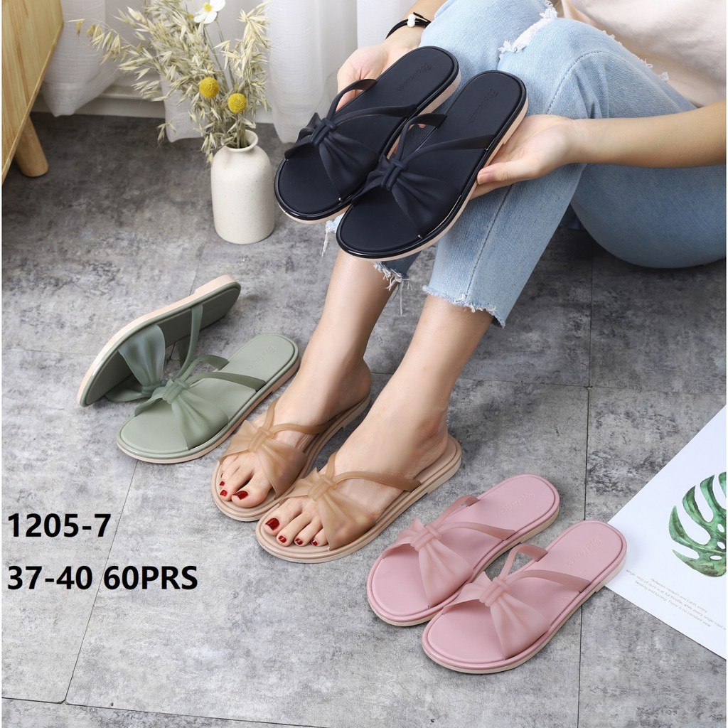 Balance 1205 7 Sandal Jelly Import Pita Original Empuk Lentur Cantik Nice Diskon Promo Murah