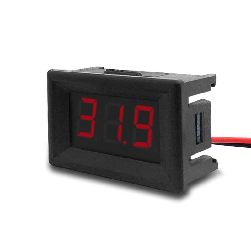 Btsg 0.36 &quot;Mini Car LED Display Digital Voltmeter Untuk DC 0-100V Pengukuran Tekanan Akurat LED Display Mudah Digunakan Li