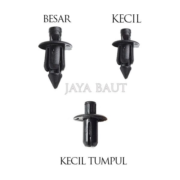 Klip Rivet / Klip Body Rivet / Klip Plastik NMAX NINJA CBR AEROK / Baut Klip Rivet