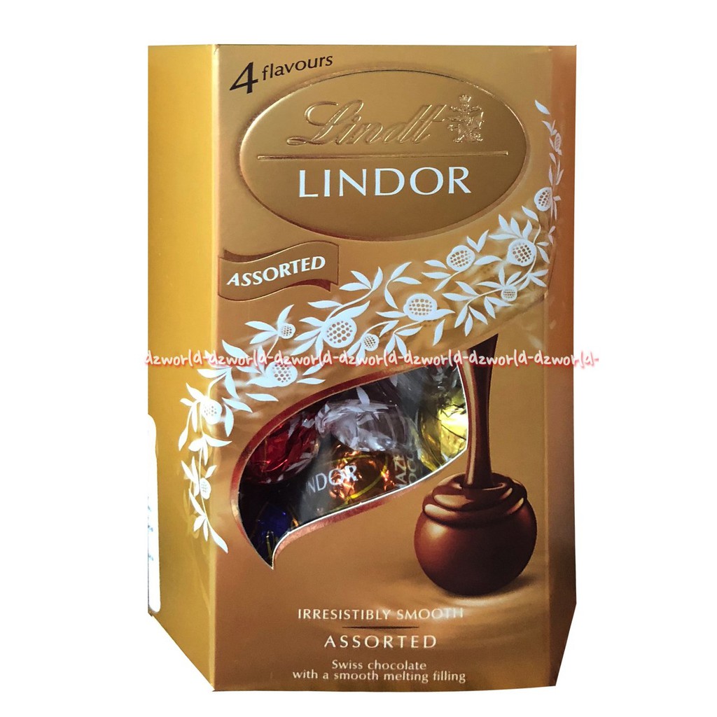 Lindt Lindor Assorted Milk Extra Dark Chocolate 200gram Cokelat Lint Matcha