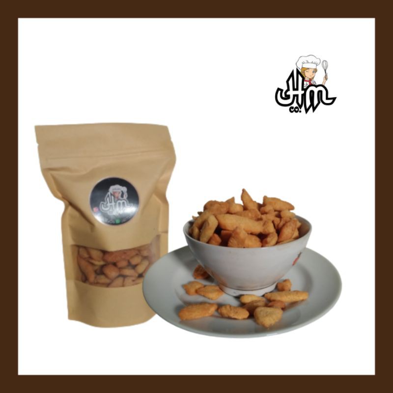 

Biji Ketapang Cookies 200 gr/ cookies rasa kelapa.