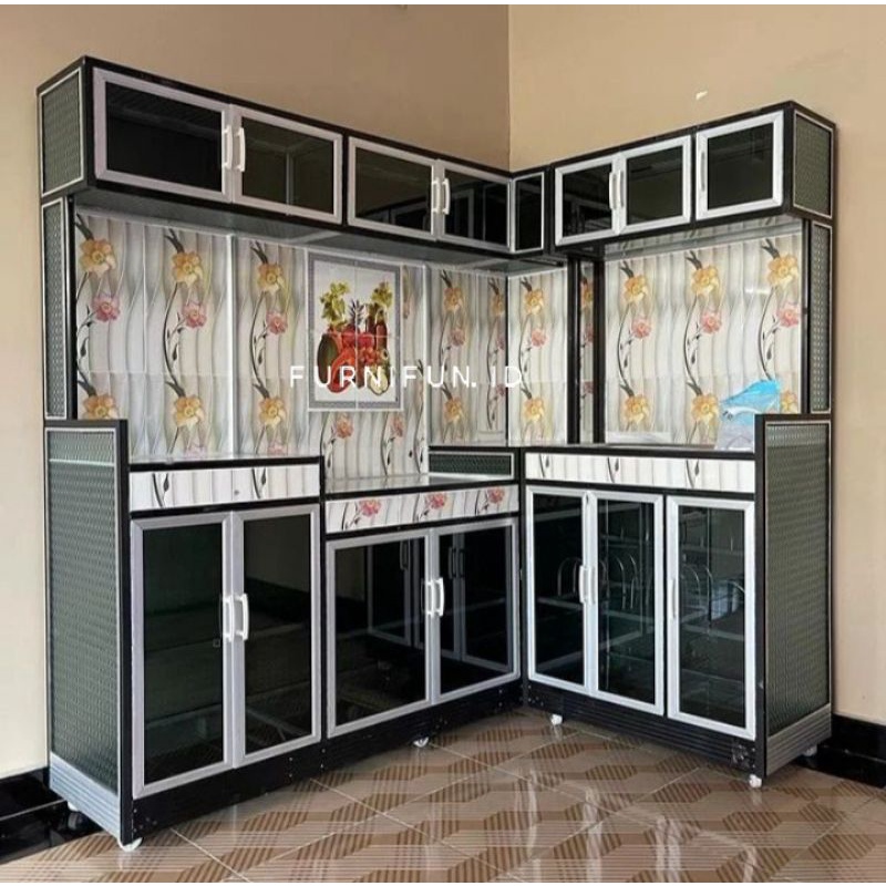 Rak Piring / Rak Dapur / Rak Aluminium / Kitchen Set