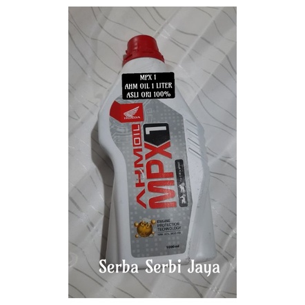 SIAP KIRIM OLI MPX 1 1LITER OLI MESIN AHM ASLI ORI 100%