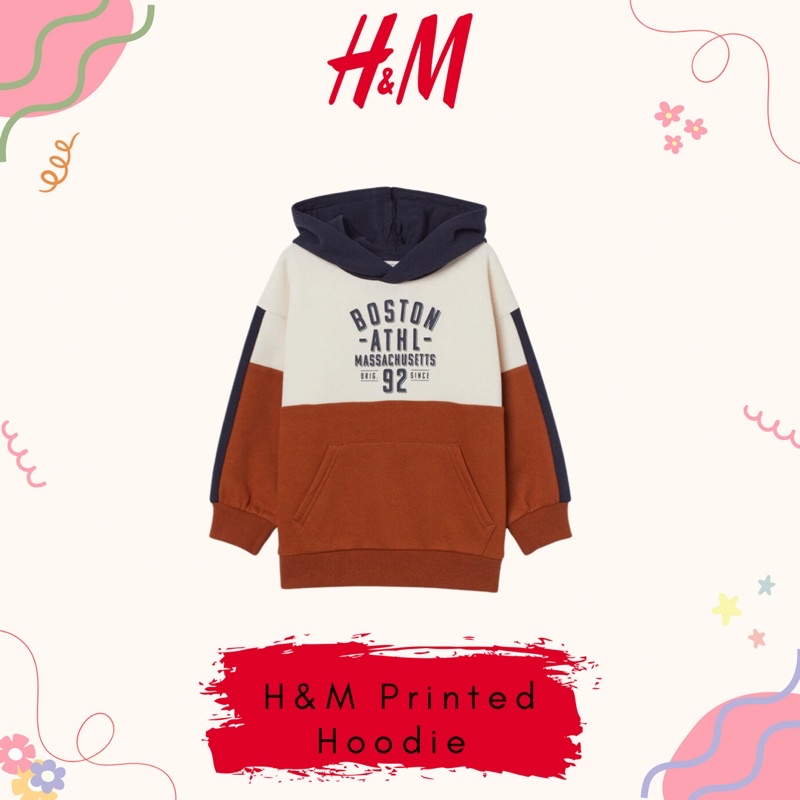 H&M Printed Hoodie / Sweater Anak / Hoodie Anak / Hoodie Premium / H&M Kids /Original