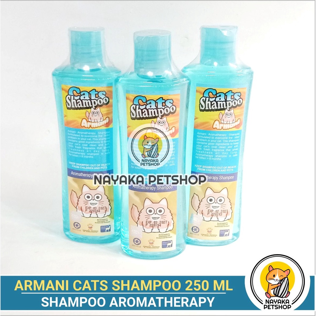 Shampo Kucing Armani Cat Shampoo 250 ml Aroma Therapy Sampo
