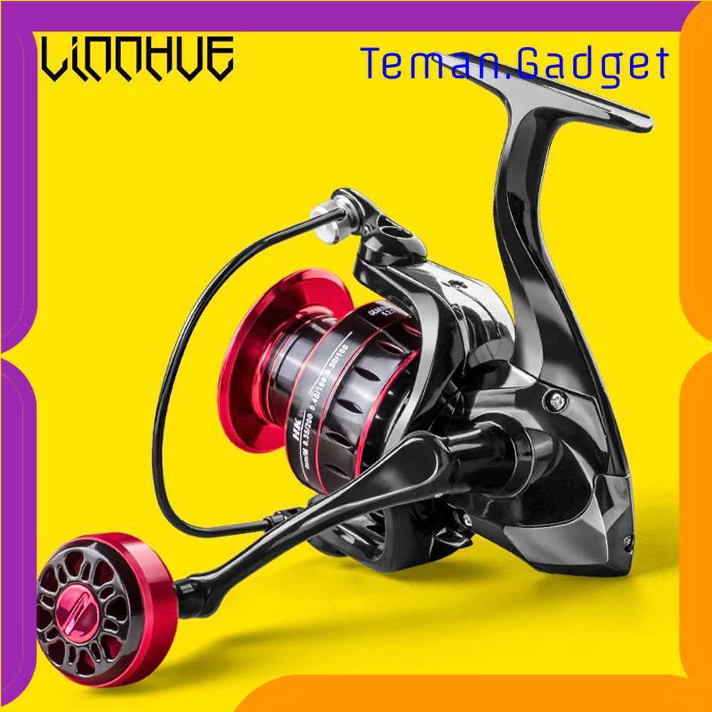 TG-IF LINNHUE HK Series Reel Pancing Fishing Reel 5.2:1 Gear Ratio 8Kg