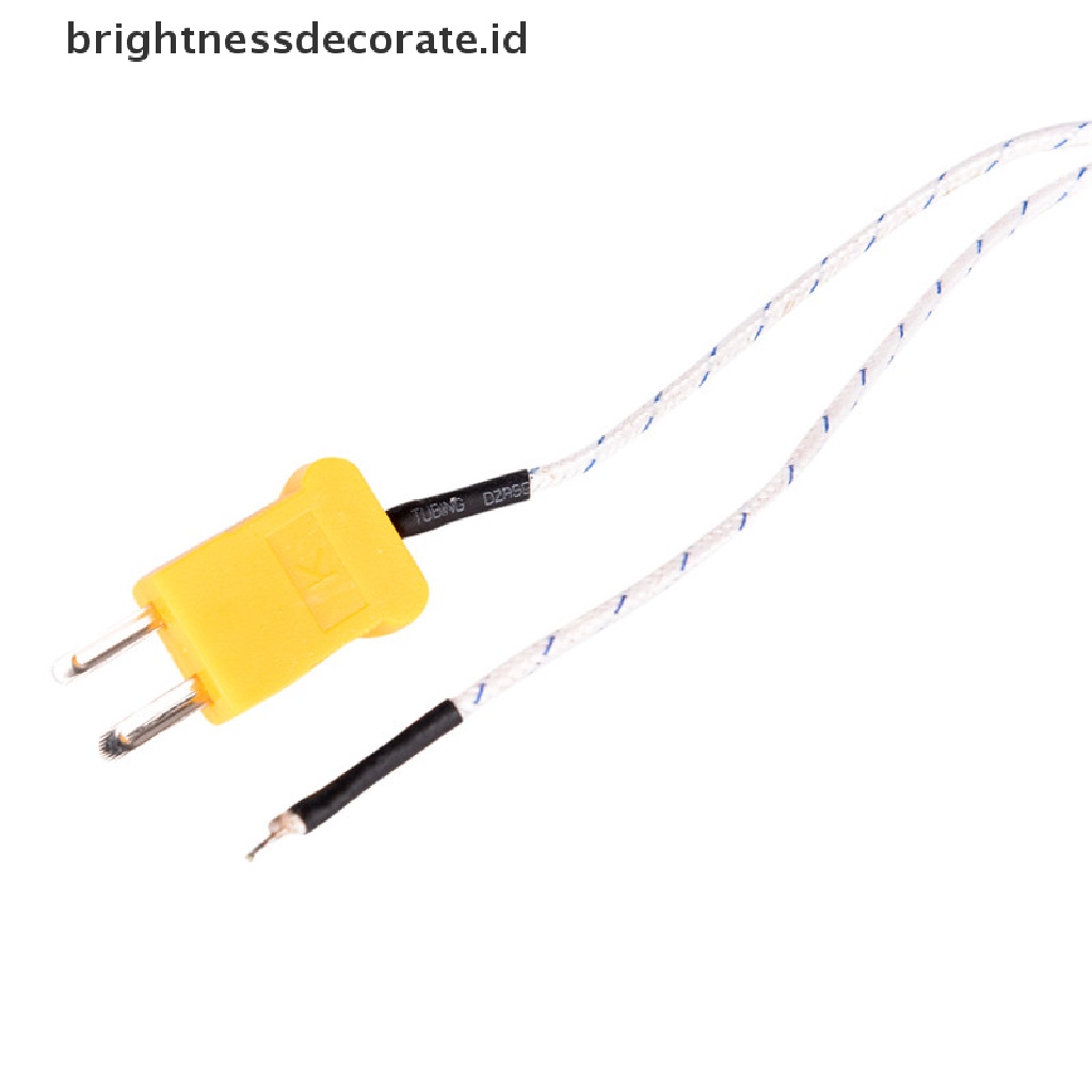 Sensor Probe Thermocouple Tipe K 1m / 2m / 3m Untuk Termometer Digital