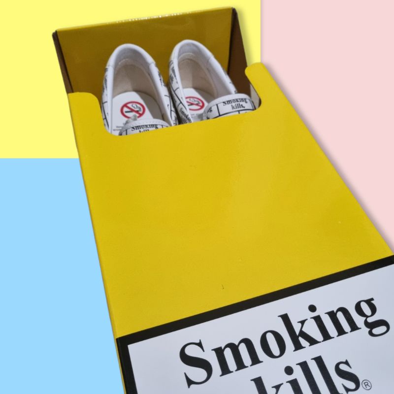 Compass Retrograde x Fxxking Rabbit Smoking Kills Slip on