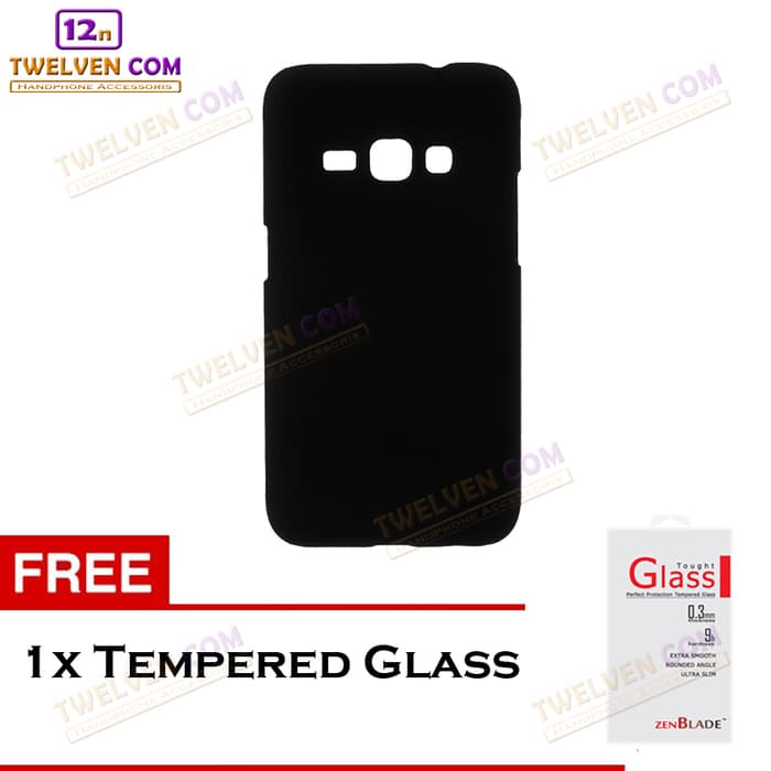 [FLASH SALE] Case Slim Matte Softcase Samsung J1 2016 - Free Tempered Glass