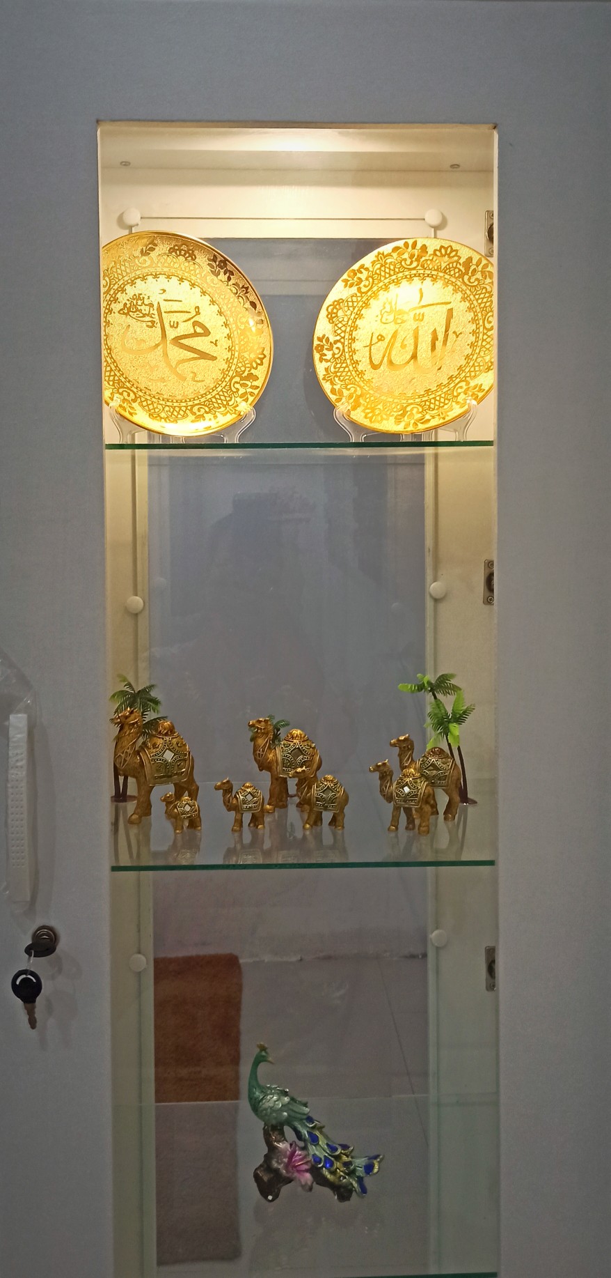 Pajangan Keramik Piring Allah Muhammad