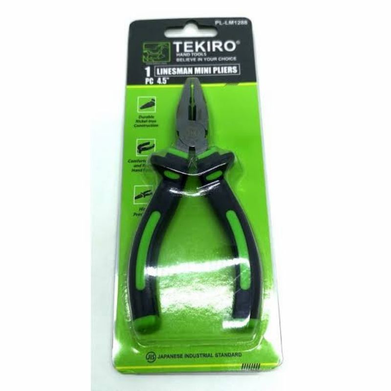 Tekiro tang kombinasi 4.5" inch / tang kecil / tang pendek kombinasi