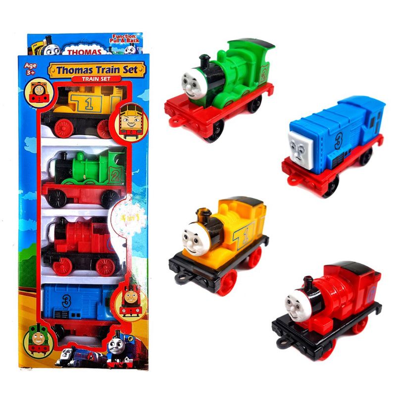 MAINAN ANAK KERETA THOMAS PULL BACK ISI 4PCS MAINAN KERETA THOMAS AND FRIEND PULLBACK