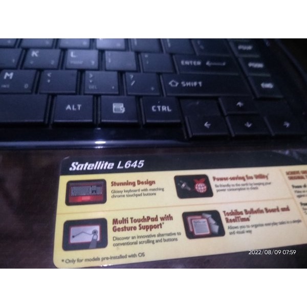 Mainboard Toshiba L645 intel