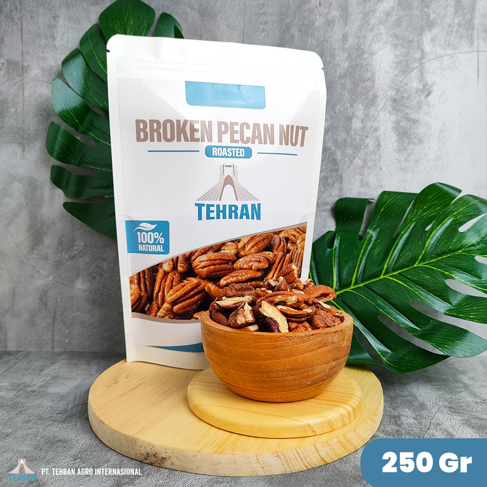

250 gr - Roasted Broken Pecan Nut | Kacang Pecan Pecah Panggang