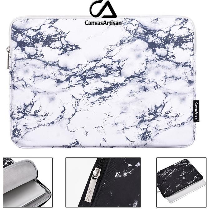 Hp Pavilion Gaming 15 Sleeve Bag Marble Pouch Tas Laptop Sarung Cover