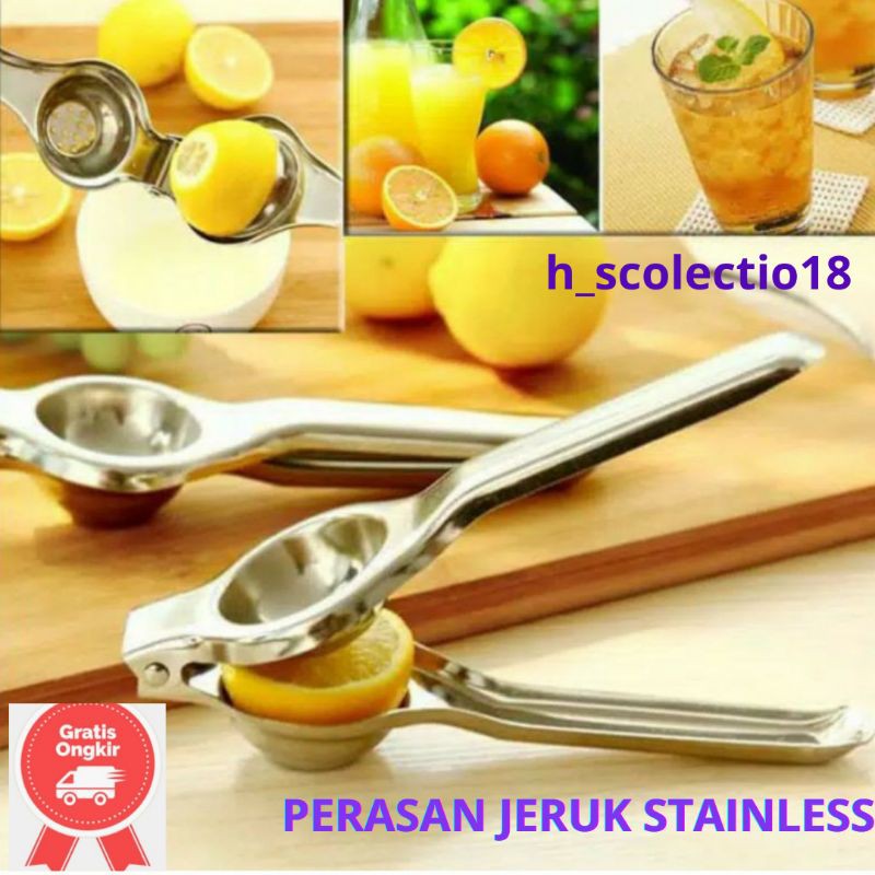 Perasan Jeruk Stainless/perasan jeruk nipis/perasan jeruk sebaguna/termurah