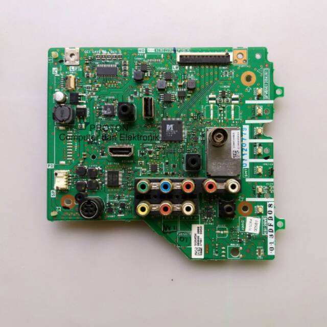 Mainboard LED LCD TV Sharp Aquos LC-24DC30M LC 24DC30M . Mesin Matherboard QPWBNG128WJN1 . KG128WE .