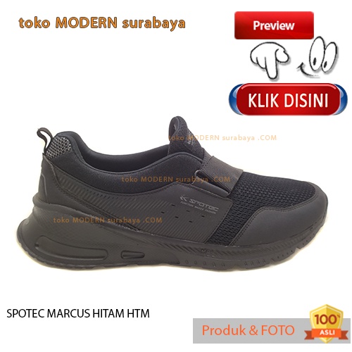 UKURAN JUMBO Sepatu pria sekolah casual slip on tanpa tali SPOTEC MARCUS